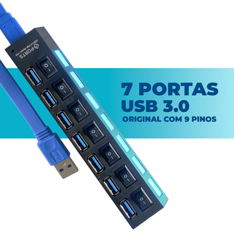 TechHub™ USB 3.0 High Speed + BRINDE