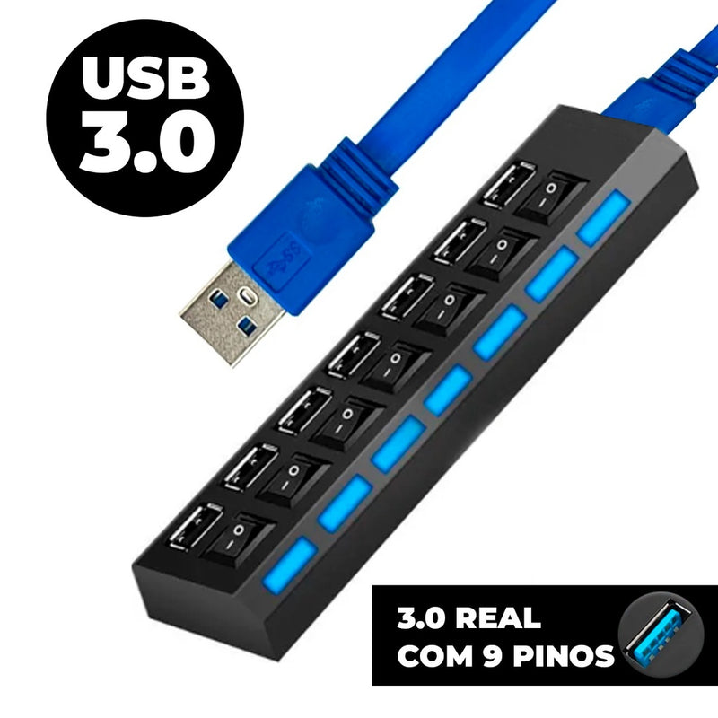 TechHub™ USB 3.0 High Speed + BRINDE