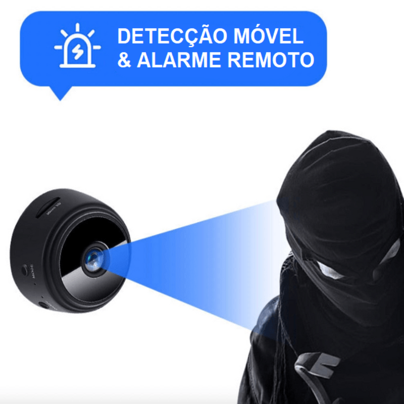 Mini Camera de Segurança WiFi - Proteção Remota